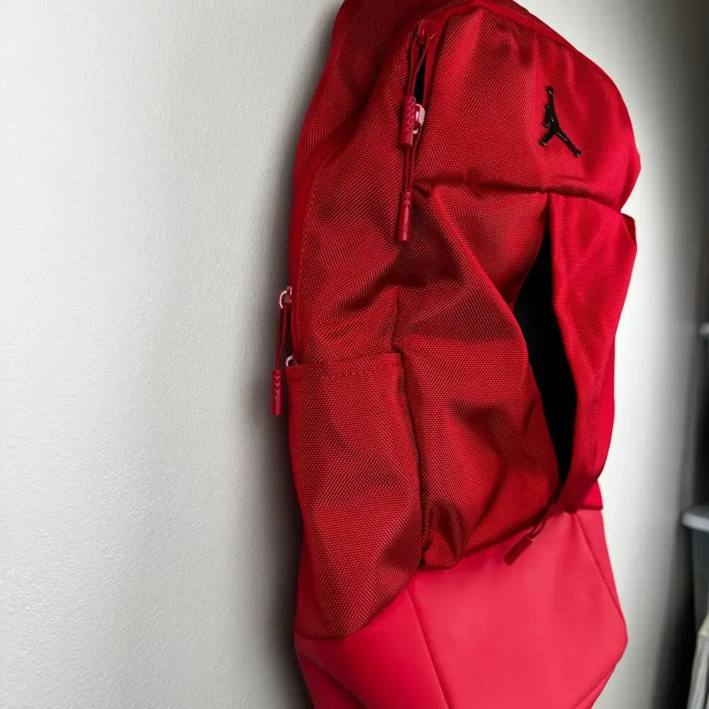 Nike Air Jordan Jumpman Logo Fluid Backpack Gym Red Sports Laptop School Travel